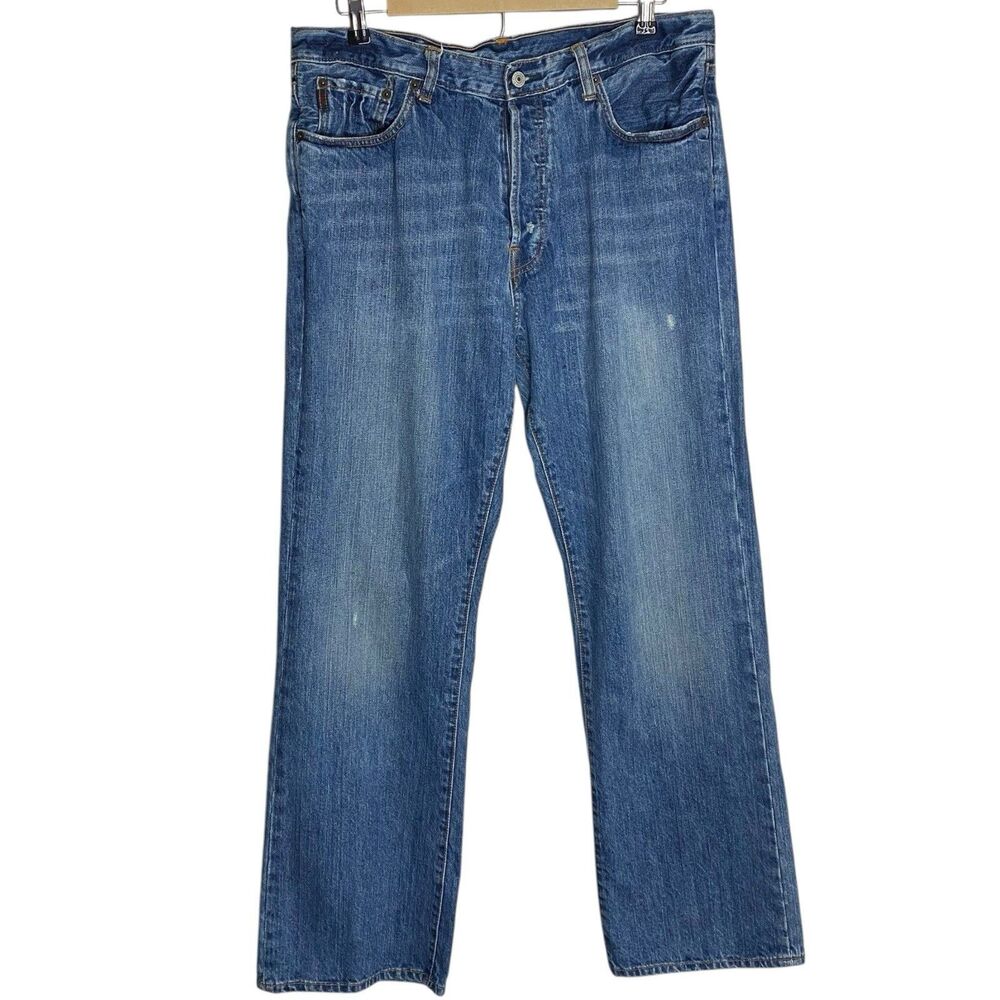 Vtg Abercrombie & Fitch Jeans Mens 34x31 (Tag 34x32) Straight USA 90s 2000s Y2K